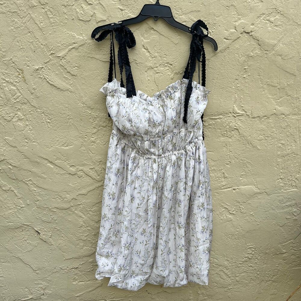 Collab Brock Collection and HM Dress flower boho sz xxl